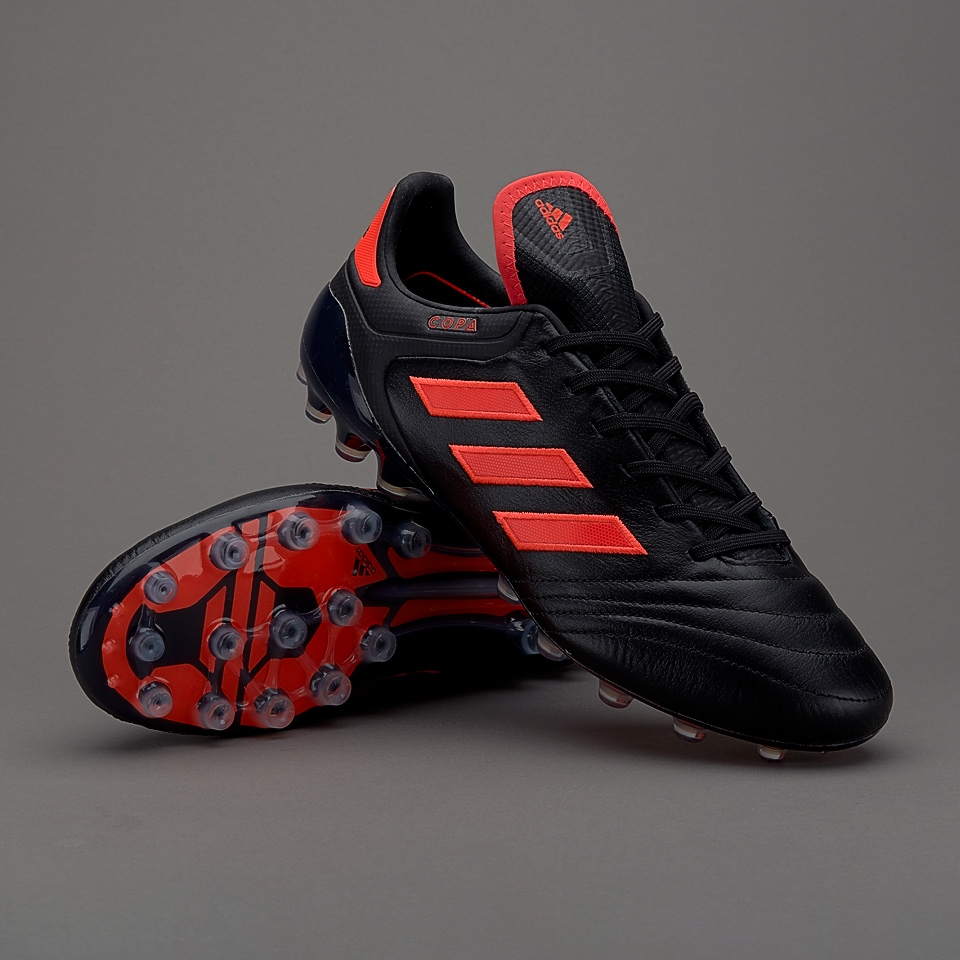 Botas fúbol-adidas Copa 17.1 AG - Negro Core/Rojo Solar | Pro:Direct Soccer