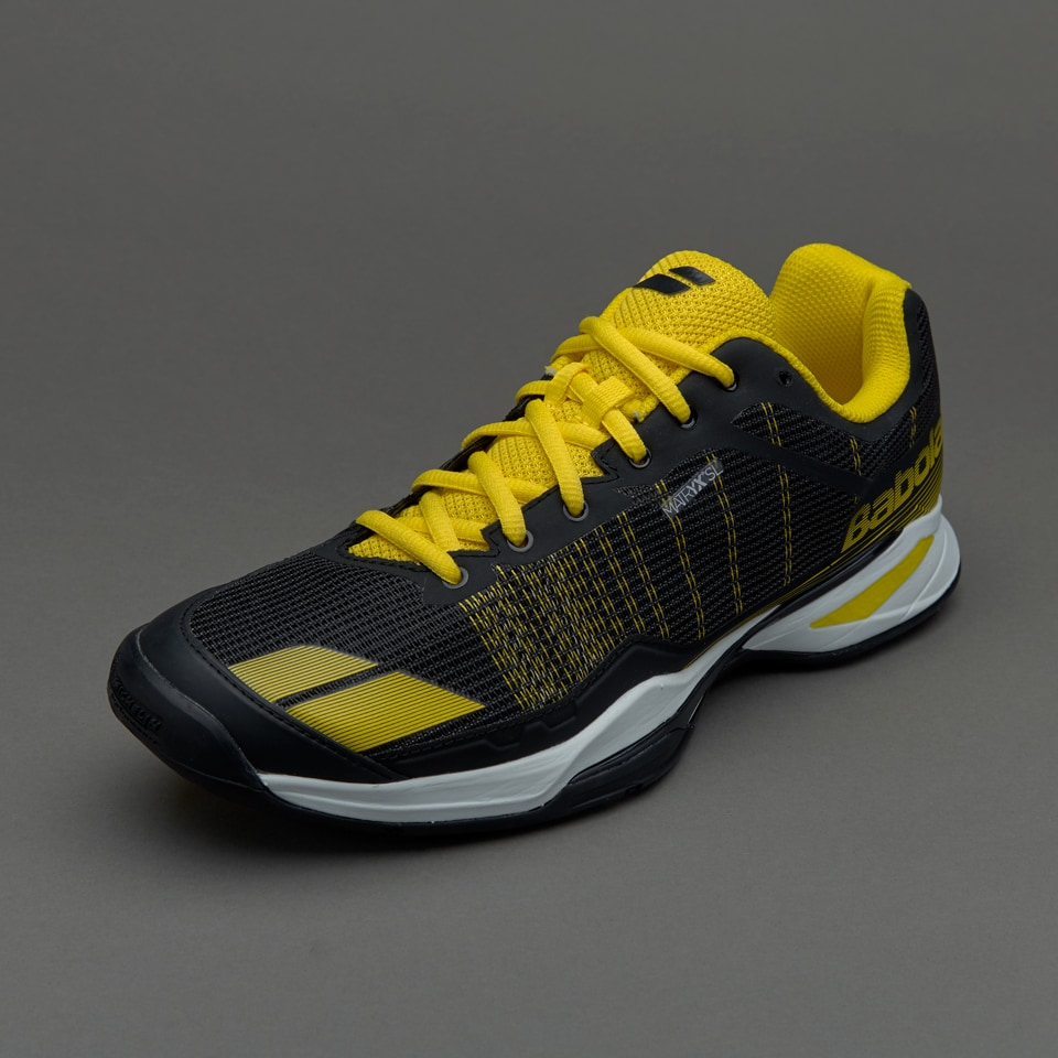 Babolat Jet Team Black Yellow Mens Shoes All Court Pro