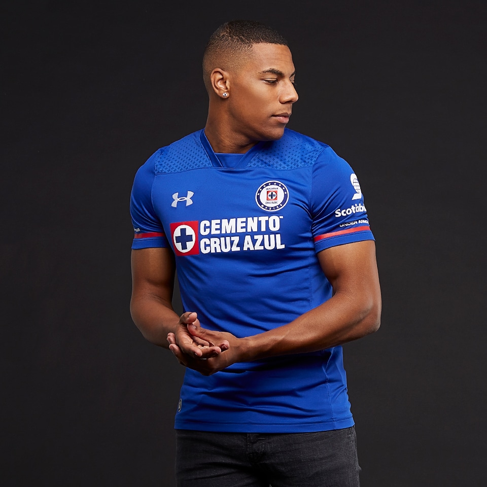 Equipaciones oficiales de equipos de futbol- Playeras jerseys - Camiseta Under Armour Cruz Azul 17/18 Primera equipación - Azul Royal | Pro:Direct Soccer