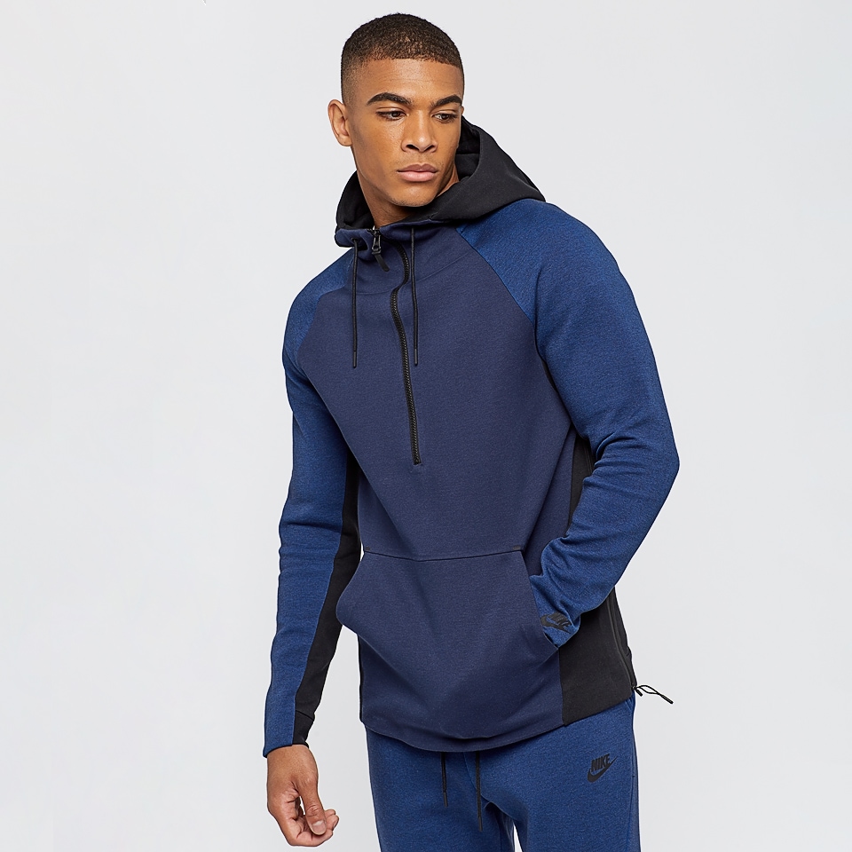 Mens Clothing Nike Sportswear Tech Fleece Hoodie Obsidian