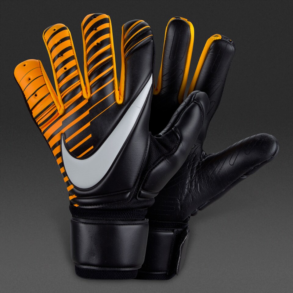 Guantes de portero-Guantes Nike GK Premier SGT Reverse Stitch - Negro/Naranja/Blanco | Pro:Direct Soccer