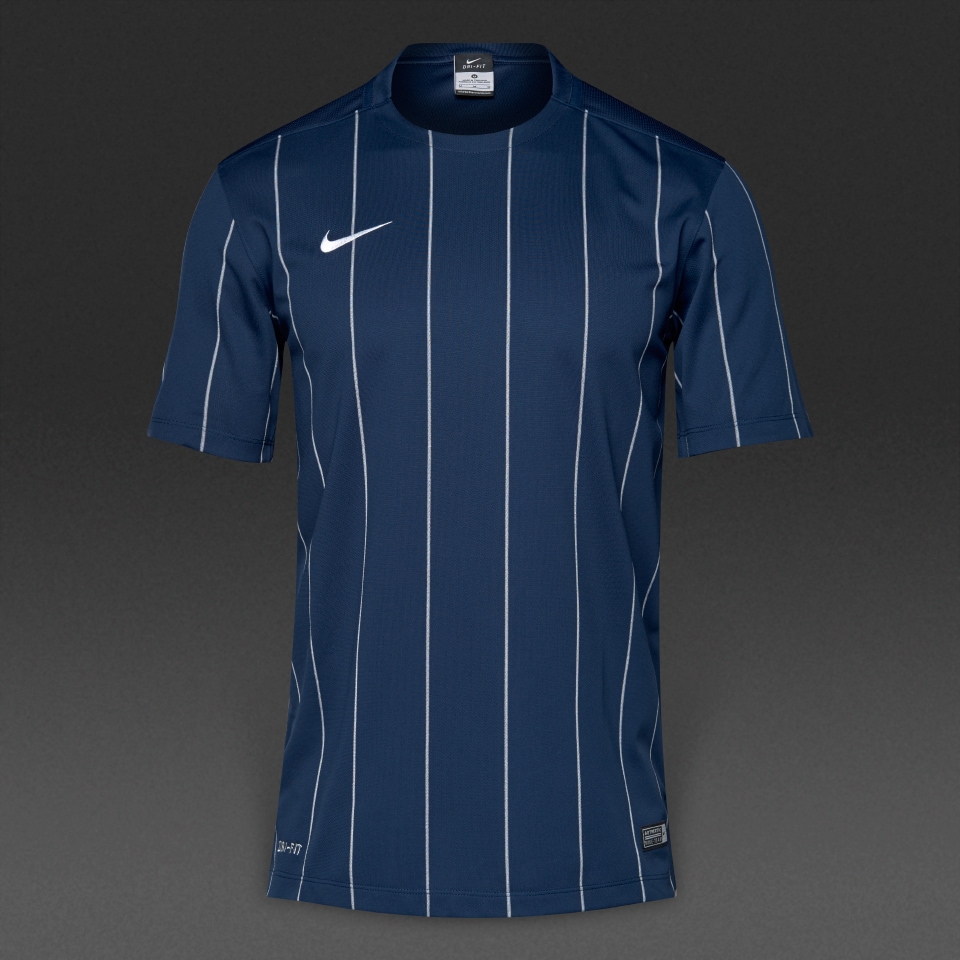 Nike Striped Segment II SS Jersey - Mens Football Teamwear Jerseys - 644634-410 Midnight Navy | Pro:Direct Soccer