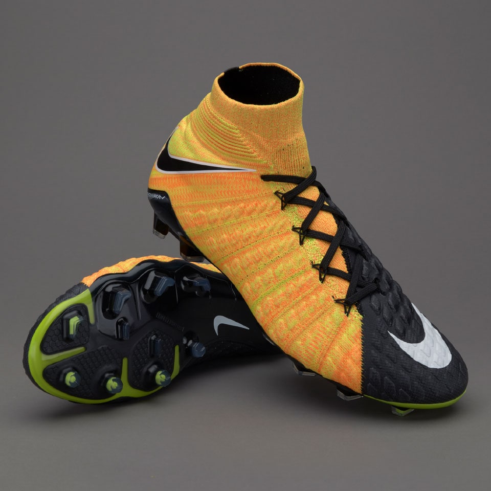 darse cuenta transacción simultáneo Botas de futbol-Nike Hypervenom Phantom III DF FG - Naranja/Blanco/Volt |  Pro:Direct Soccer