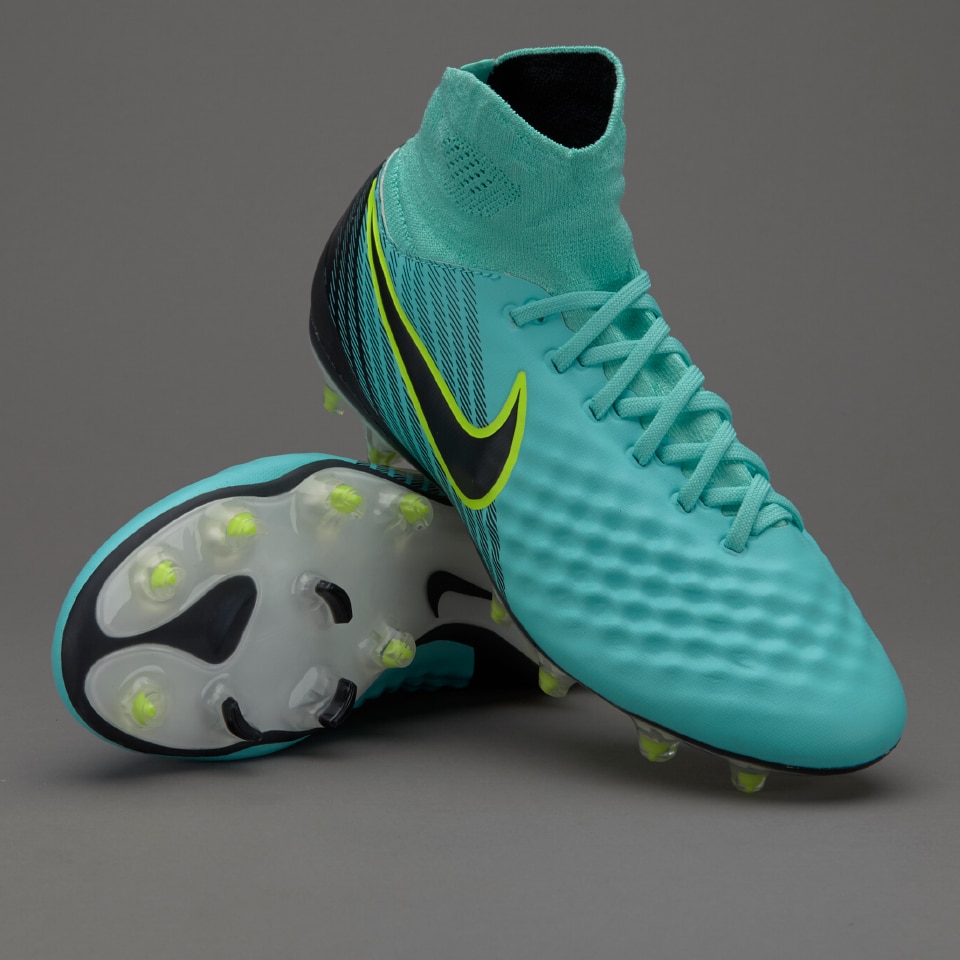 Aguanieve escala semiconductor Botas de futbol para mujer-Nike Magista Orden II FG para mujer - Azul  Aqua/Negro/Blanco | Pro:Direct Soccer