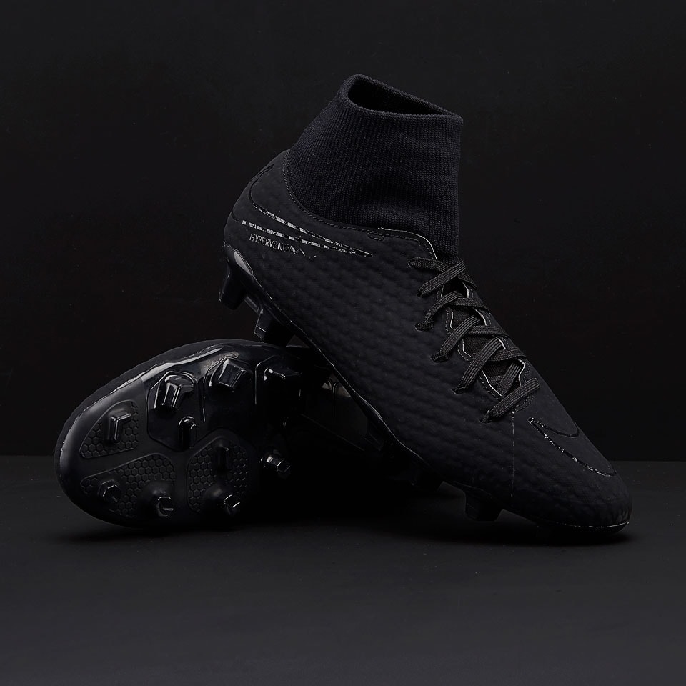 Integratie Gespierd Misverstand Nike Hypervenom Phelon III DF FG - Mens Boots - Firm Ground - 917764-001 -  Black/Black | Pro:Direct Soccer