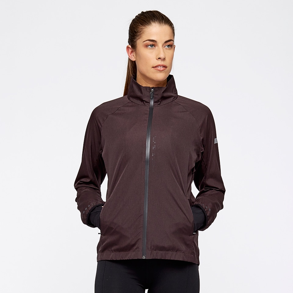 do base performance womens sports jacket chocolate aubergine Womens