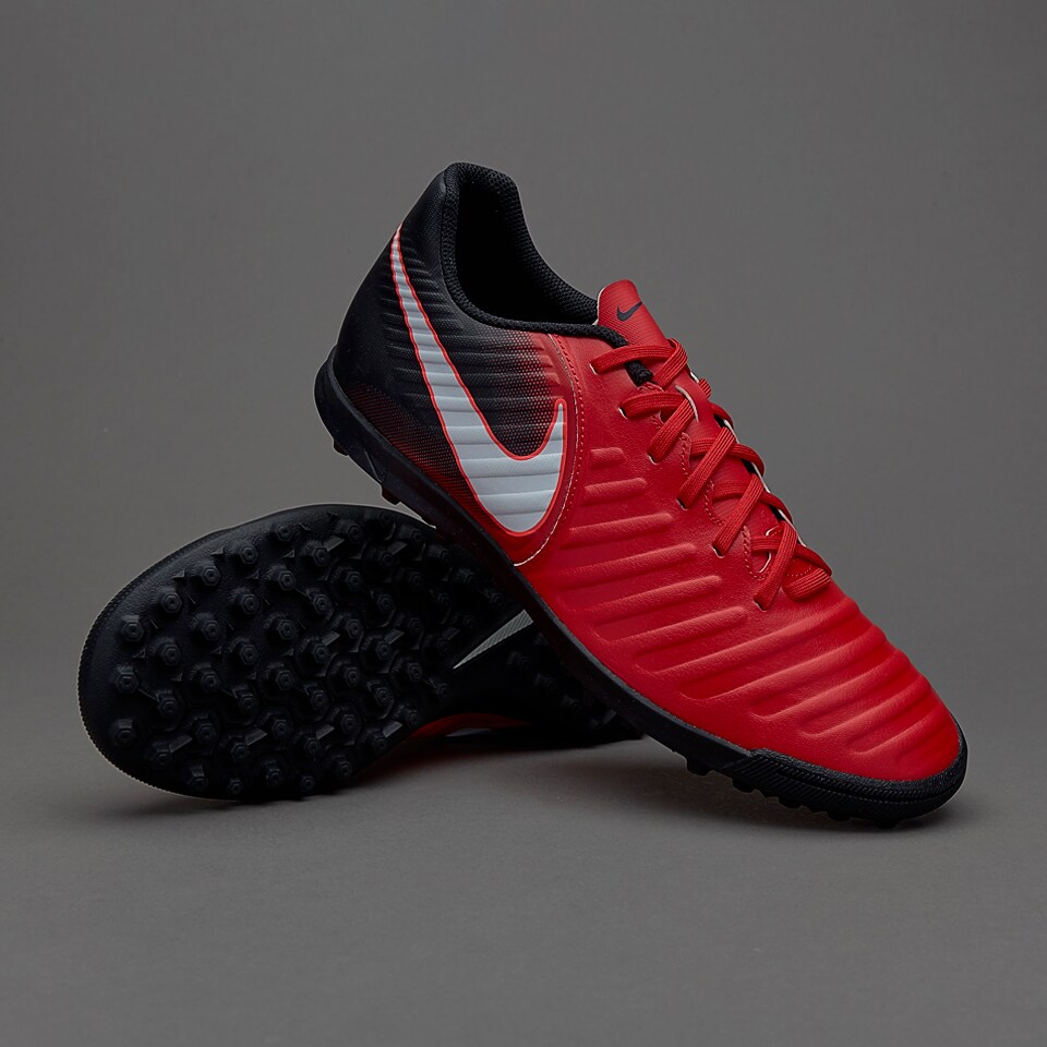 de fútbol Nike Tiempo Rio IV TF - Rojo/Blanco/Negro - 897770-616 | Pro:Direct