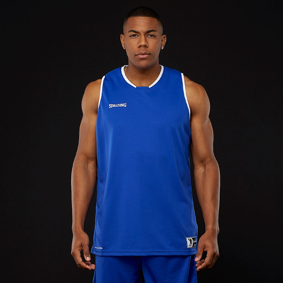 Spalding Move Tank Top Royal Blue Mens Basketball Teamwear Tank