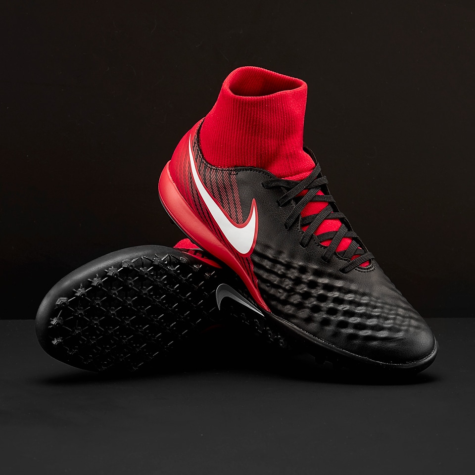 Botas de fútbol - Césped sintético o moqueta - Nike Onda II DF TF - Negro/Blanco/Rojo - | Pro:Direct Soccer