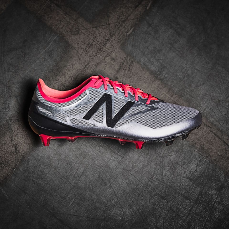 New Balance Furon Flare 3.0 Limited Edition FG - Mens Soccer Cleats - Firm Ground - MSFLFSA3 Silver/Pink