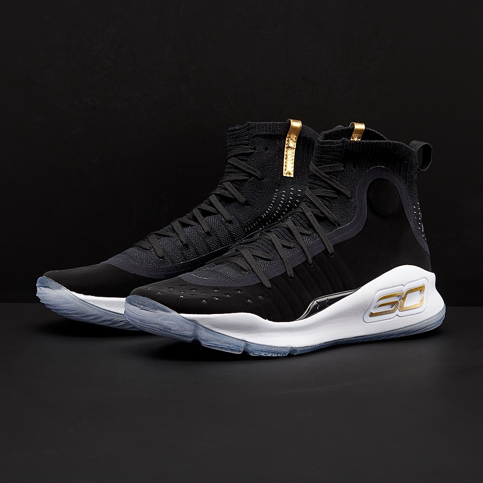 Under Armour Curry 4 - Black / White / Metallic Gold - Mens Shoes -  Basketball | Pro:Direct Basketball
