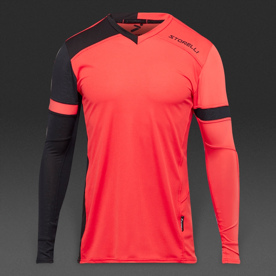 Storelli ExoShield Gladiator Goalie Soccer Jersey - Coral