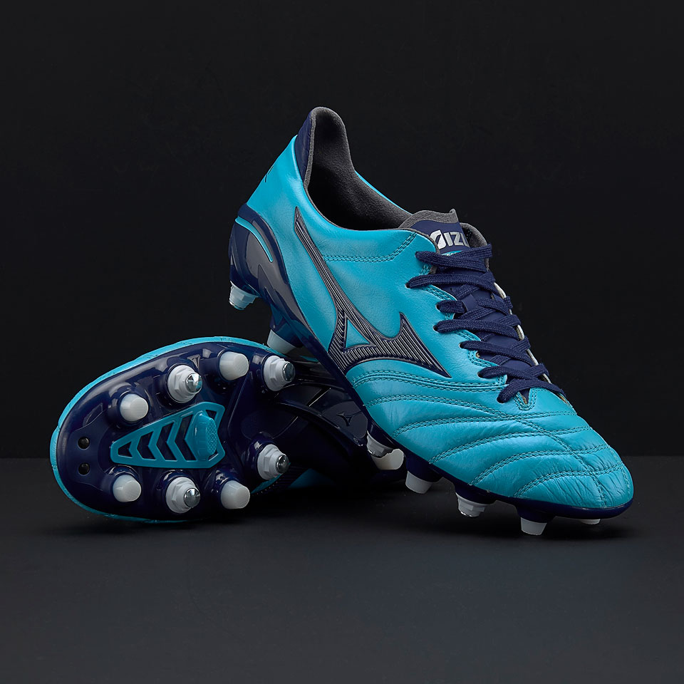 Mizuno Morelia Neo II Mix Made in Japan Mens Boots Soft Ground P1GC1851 14 Blue Atoll Blue Depths Pro Direct Soccer