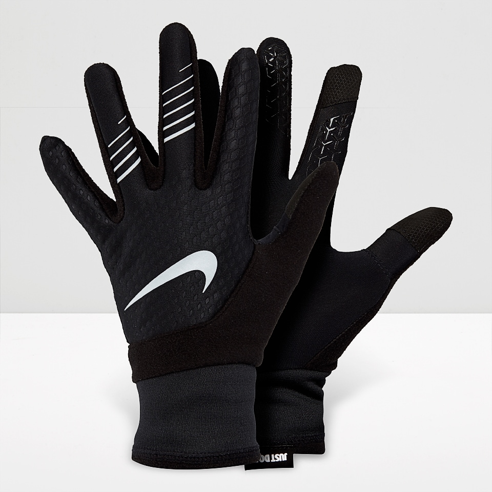 Nike Womens Therma-Fit Elite Gloves 2.0 - Black/Black/Silver ...