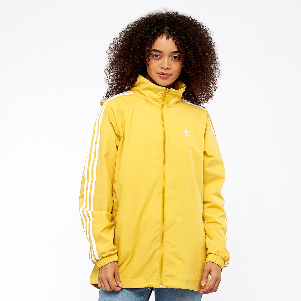 Womens Clothing adidas Originals Stadium Jacket - Corn Yellow - CE5606 | Pro:Direct
