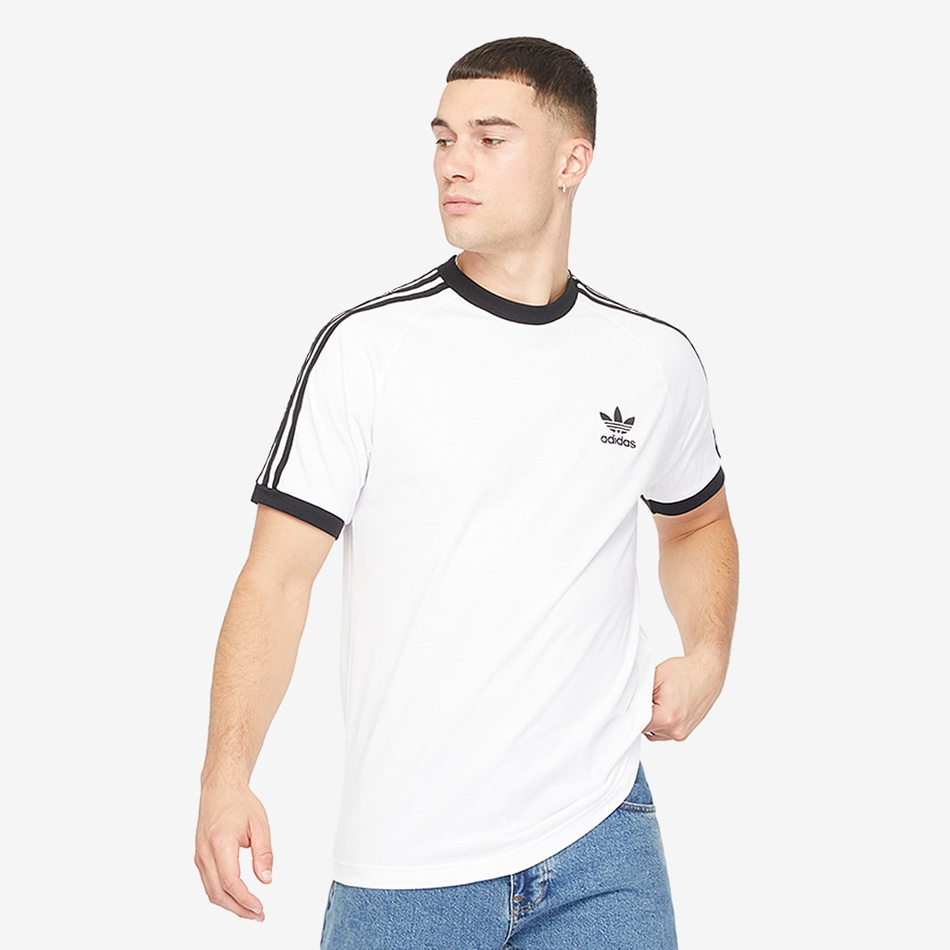 Mens Clothing - adidas Originals 3-Stripes Tee - White - CW1203