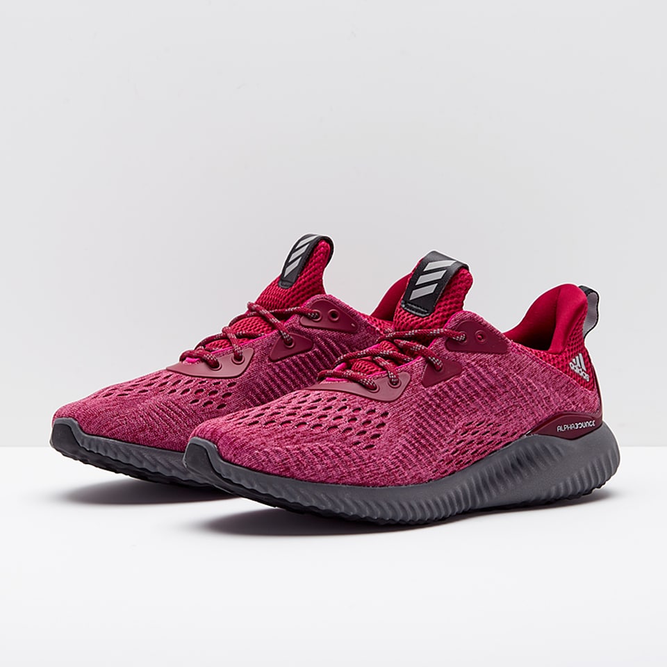 adidas Womens Alphabounce EM Mystery Ruby Bahia Magenta Grey Five Womens Shoes BW1192 Pro Direct Running