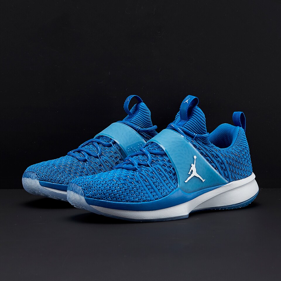 Jordan Trainer Flyknit Training Military Blue/Metallic Silver