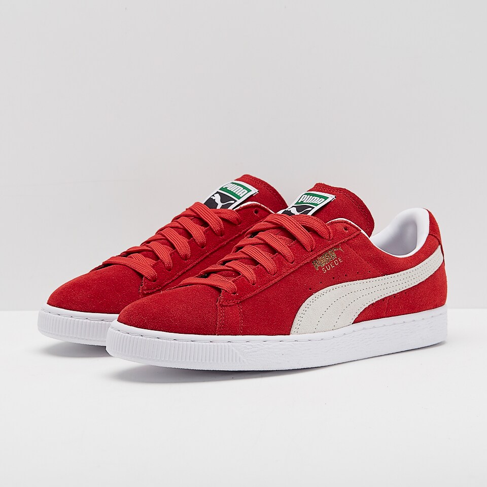 Mens Shoes - Puma Suede Classic+ - High Red - 352634-65 | Pro:Direct Soccer
