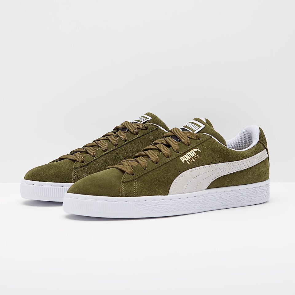 Mens Shoes - Puma Suede Classic - Olive - 365347-14 | Pro:Direct Soccer