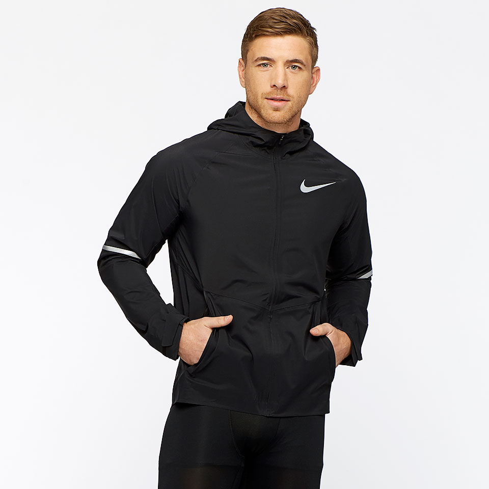 Nike Zonal AeroShield Hooded Jacket - Black/Black Clothing - 857808-010