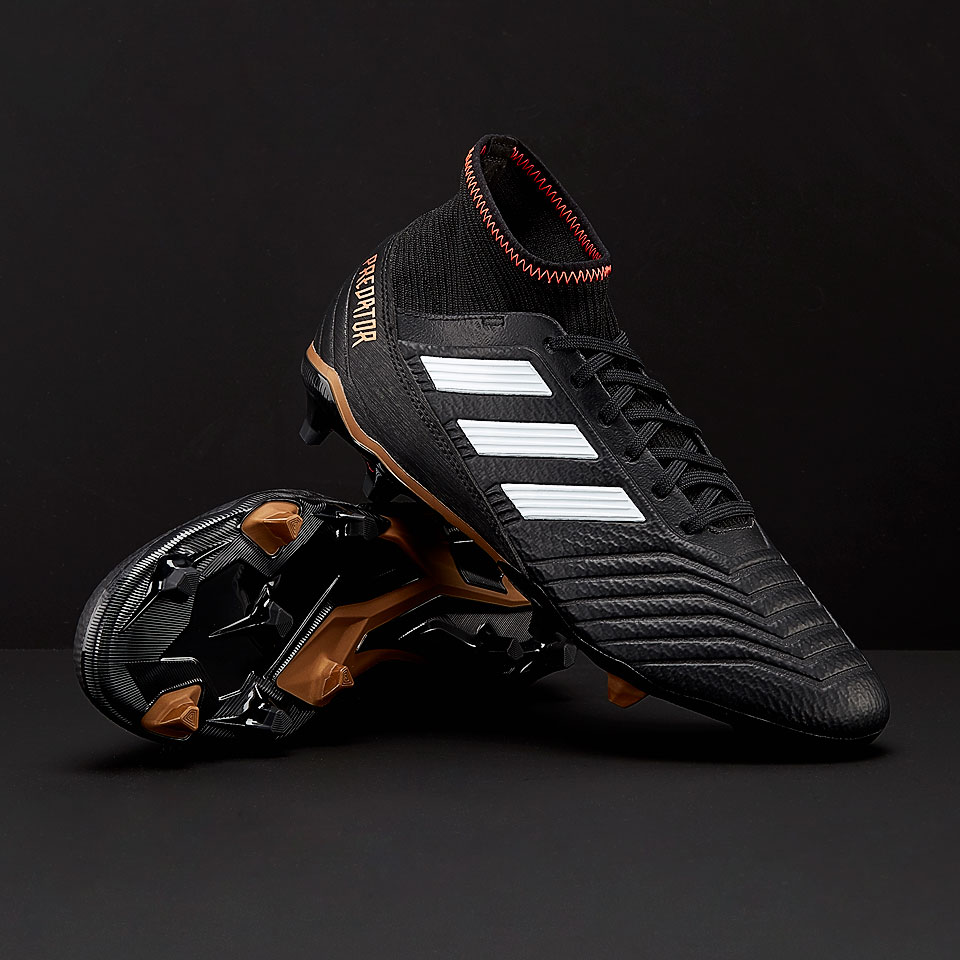 Botas fútbol - adidas Predator 18.3 FG - Negro/Blanco/Rojo - CP9301 | Pro:Direct Soccer