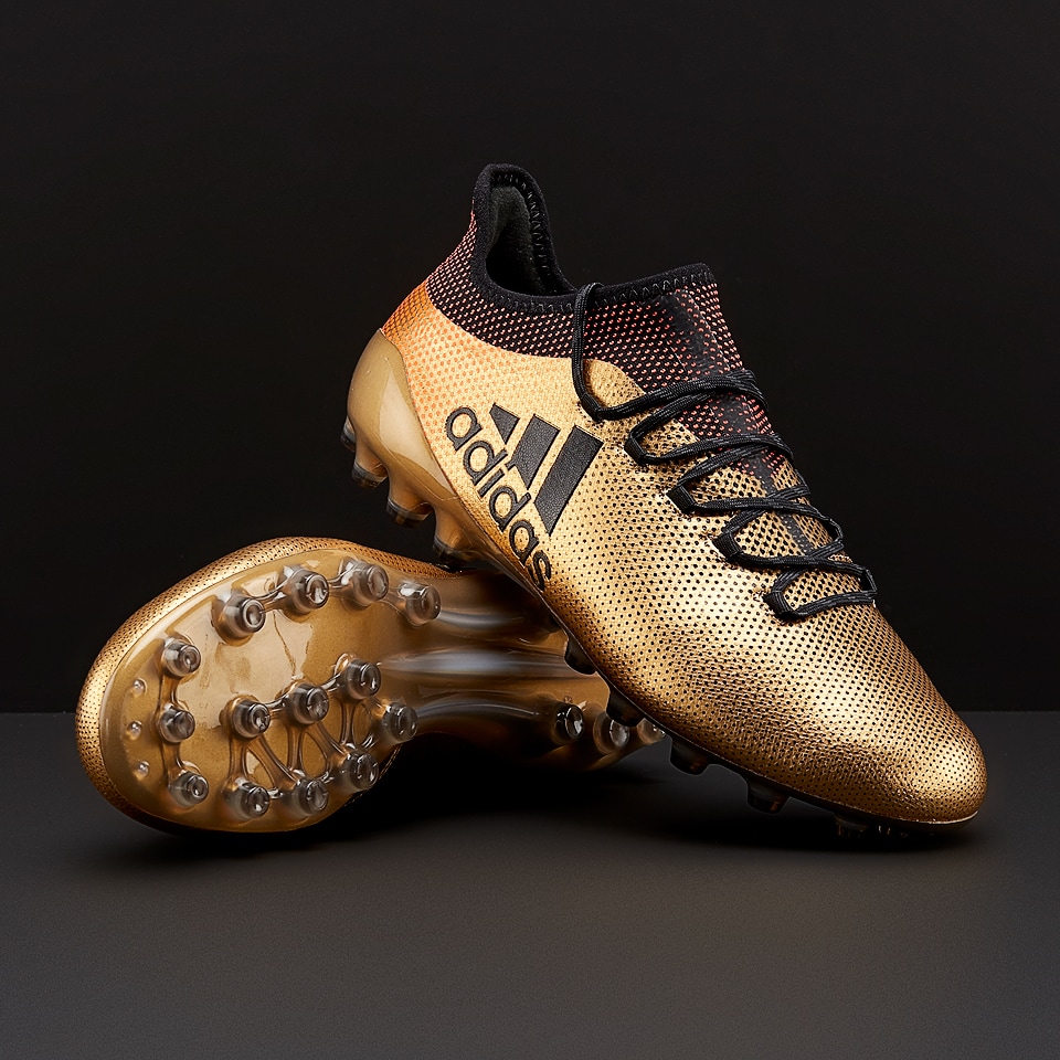 Botas de fútbol - adidas X 17.1 AG - Dorado/Negro/Rojo CP9168 | Pro:Direct