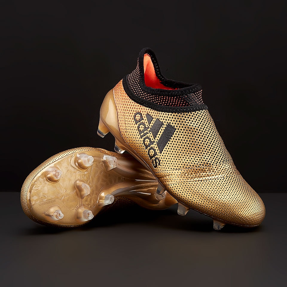 adidas X 17+ FG - Junior Boots - Ground - CP8967 - Tactile Gold Black/Solar Red