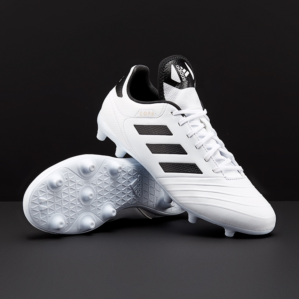 combinar Debilidad partícipe Botas de fútbol - adidas Copa 18.3 FG - Blanco/Negro/Dorado - BB6358 |  Pro:Direct Soccer