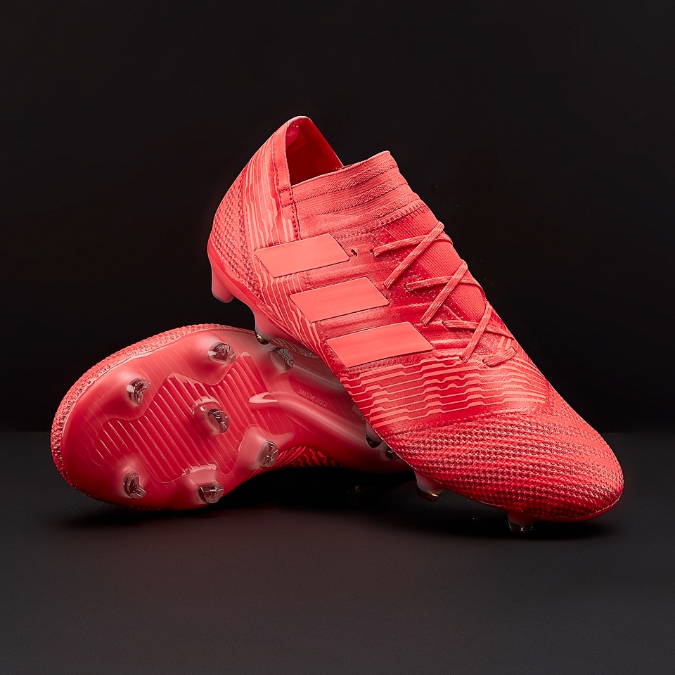 Botas de fútbol - adidas Nemeziz 17.1 FG Coral/Rojo/Negro - CP8933 | Pro:Direct