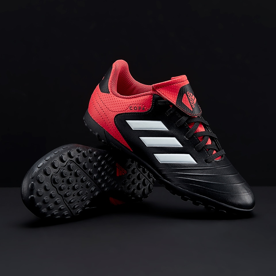 Botas de fútbol para niños - adidas Copa Tango 18.4 para niños - Negro/Blanco/Coral - CP9064 | Pro:Direct Soccer