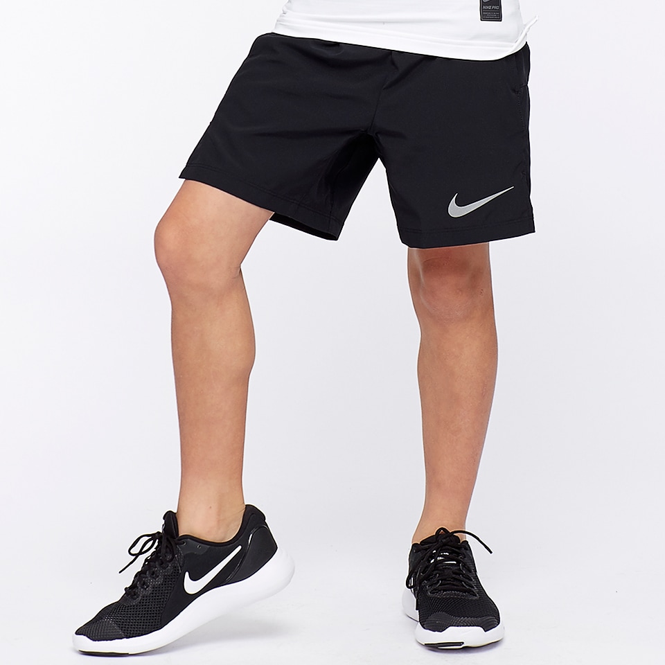 Boys black 2025 running shorts