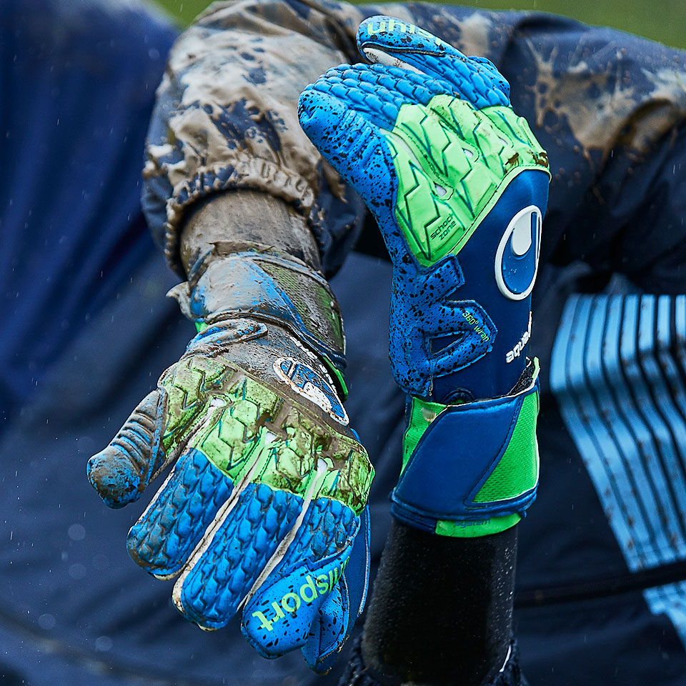 Gants De Gardien De But Uhlsport Aquagrip HN | Pour Enfants Et Adultes, Mousse Adhérente - 5