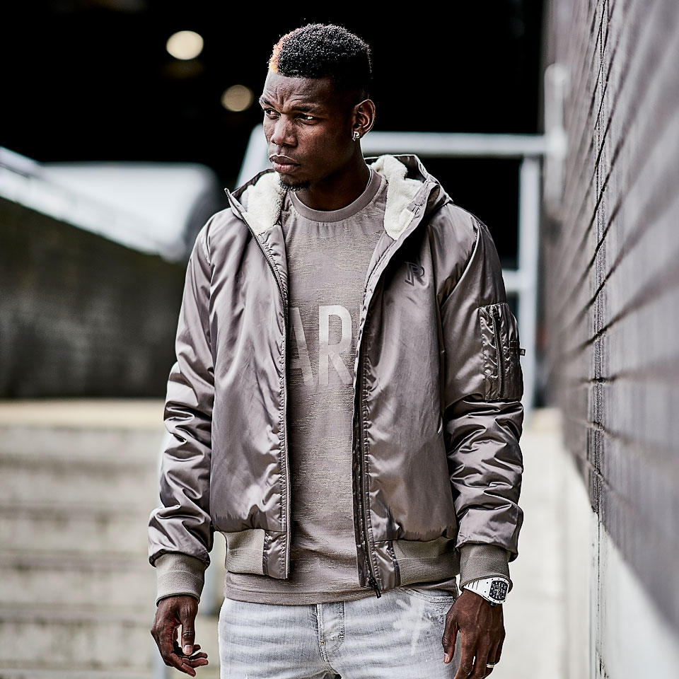 vêtements homme - Blouson Bomber adidas Paul Pogba Tango - Marron