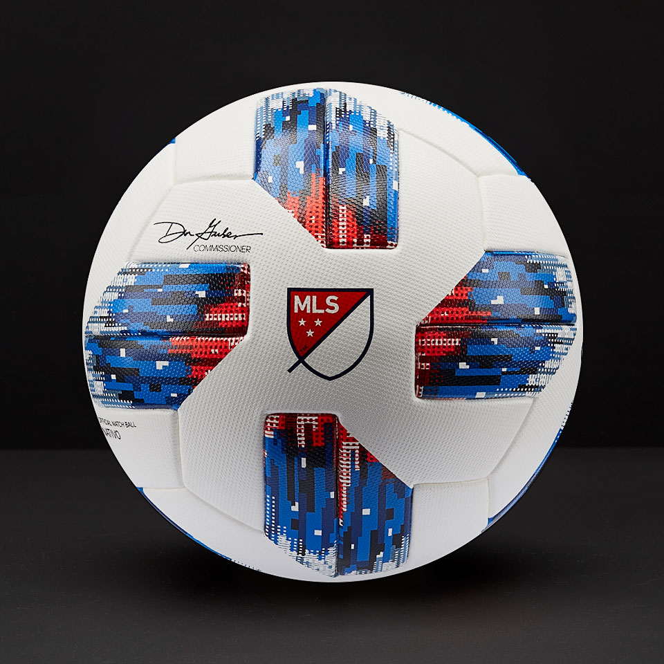 adidas 2018 MLS Official Match Ball - White/Ash Blue/Night