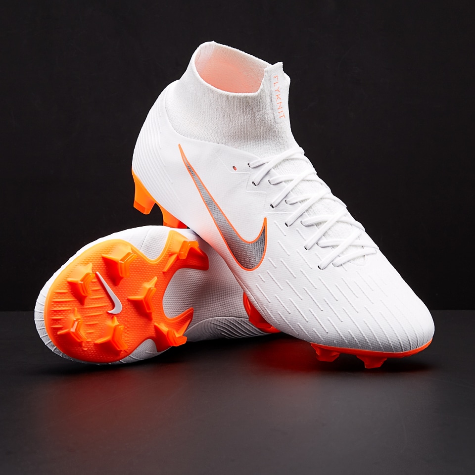 Nike Mercurial Superfly VI Pro FG - Mens Boots - Firm Ground - White ...