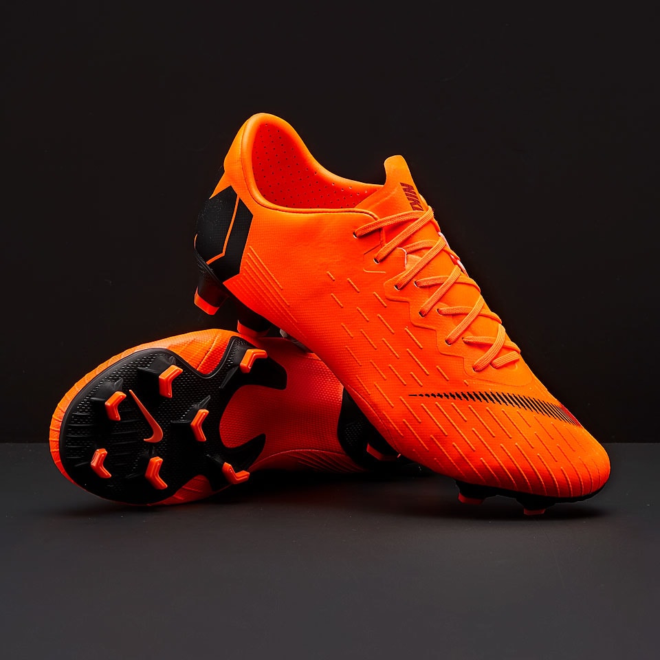 prima A escala nacional contrabando Botas de fútbol - Césped natural firme - Nike Mercurial Vapor XII Pro FG -  Naranja/Negro/Naranja/Amarillo Volt - AH7382-810 | Pro:Direct Soccer