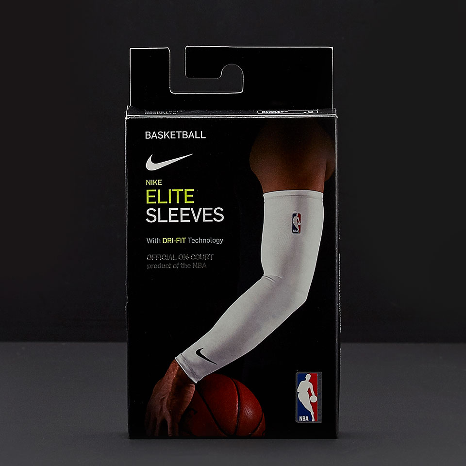 Nike NBA Elite Shooter Sleeves - White