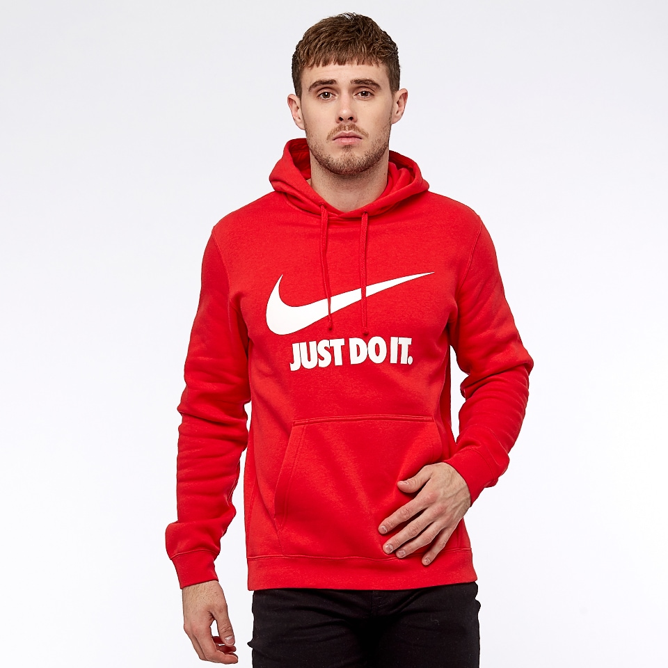 cafetería Nublado Hospitalidad Ropa para hombre - Sudadera Nike Sportswear PO Just Do It - Rojo -  886496-657 | Pro:Direct Soccer