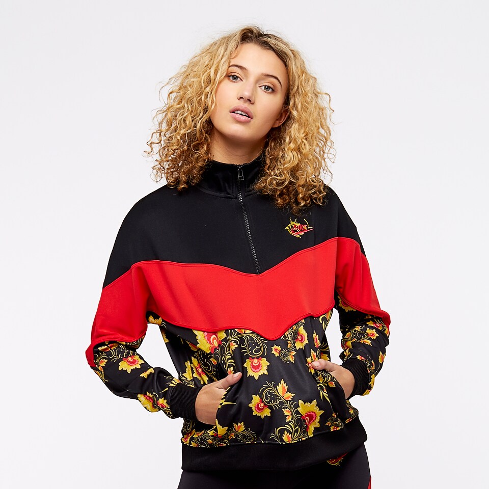 Nike track outlet jacket floral