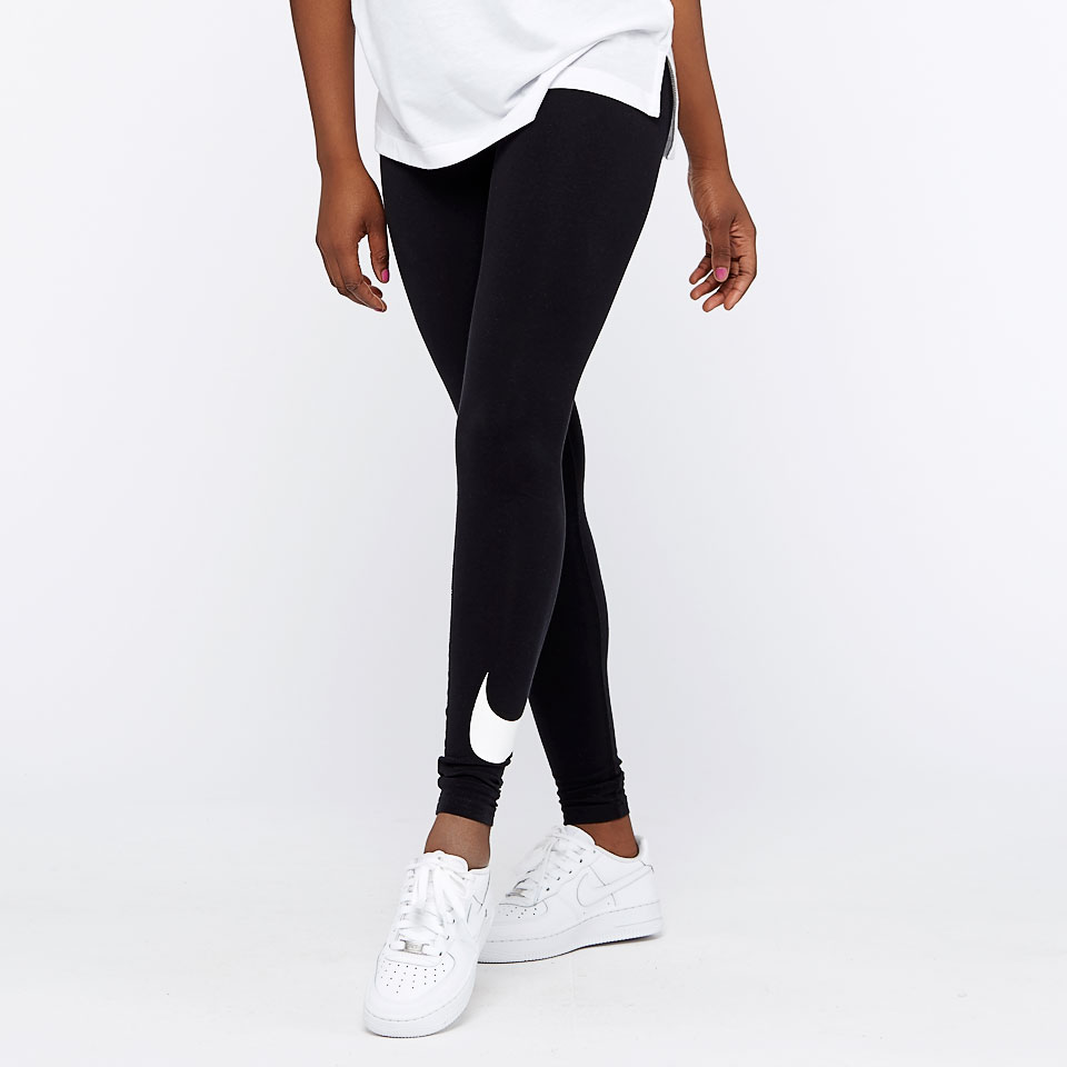 Personal piano Pisoteando Womens Clothing - Nike Womens Sportswear Leggings Club Logo 2 - Black -  815997-010 | Pro:Direct Soccer