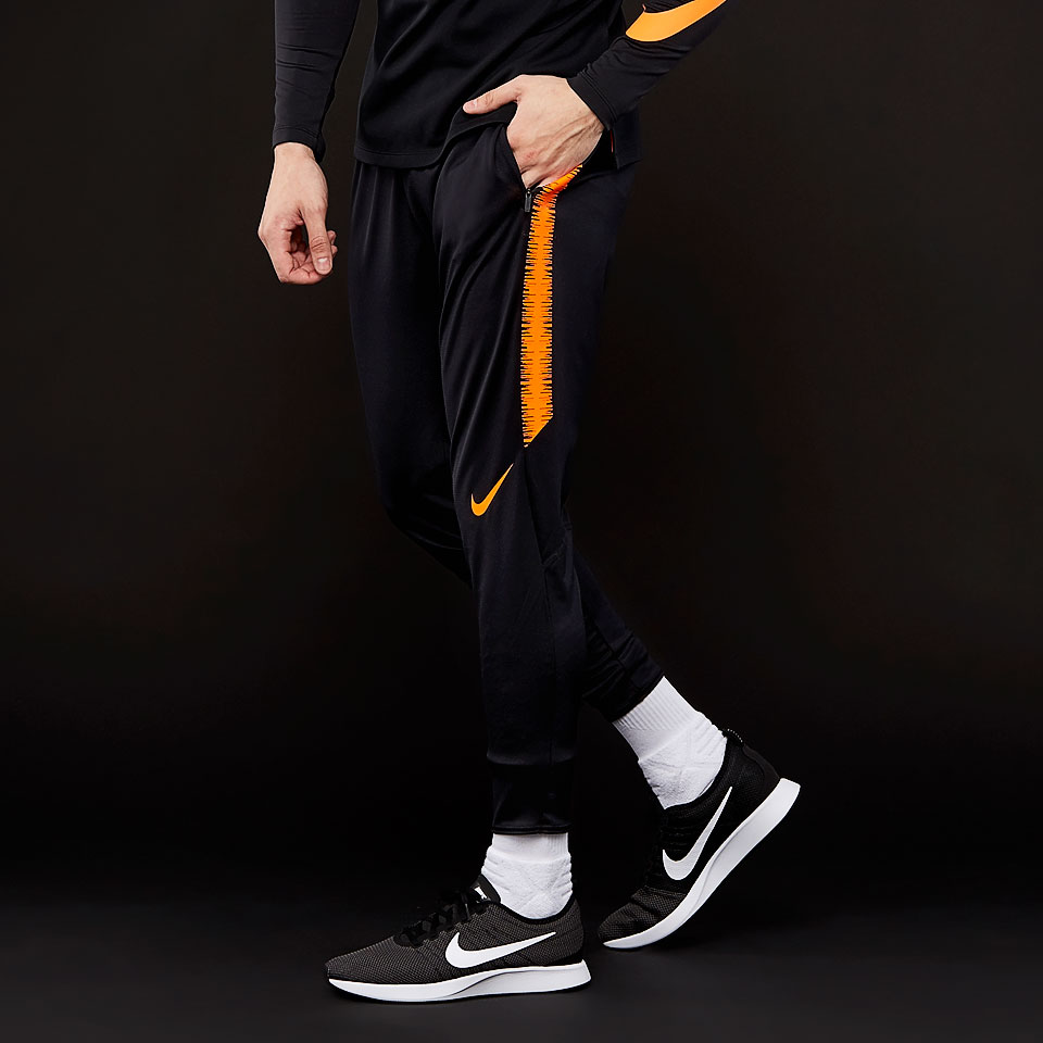 Ropa para hombre Pantalones de entrenamiento - Pantalones Nike Strike Flex KP Negro/Cono - 902586-015 | Pro:Direct