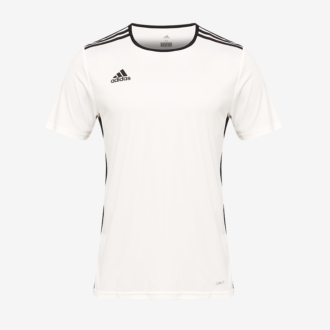 gráfico Requisitos Fragua Equipaciones para clubs de fútbol - Camisetas - Camiseta adidas Entrada 18  manga corta - Blanco/Negro - CD8438 | Pro:Direct Soccer