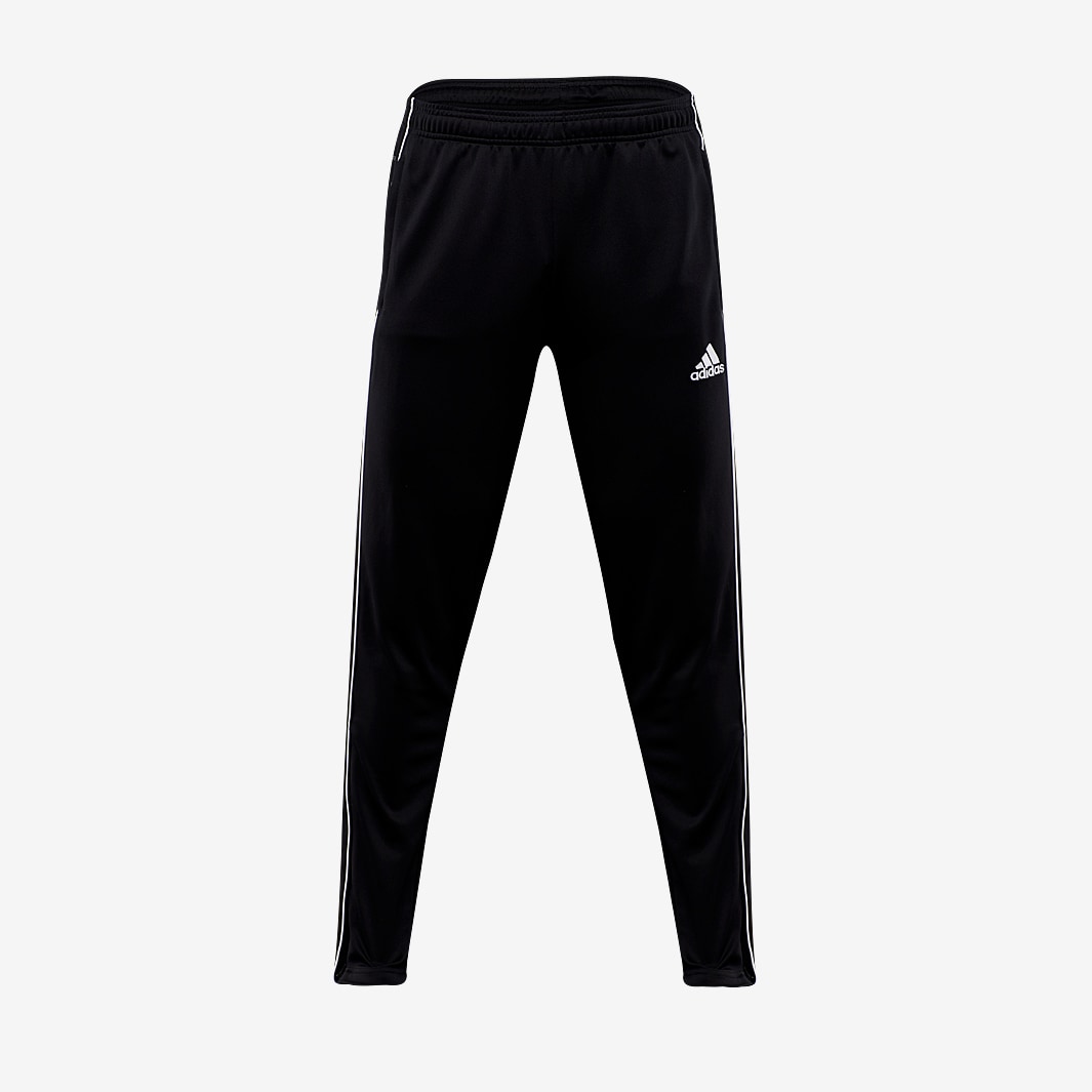adidas Core 18 Training Pants - Black/White - Mens Football Teamwear ...