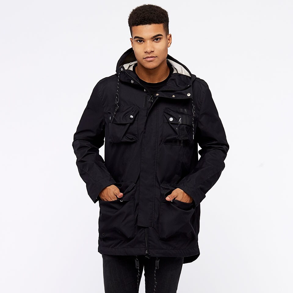 Mens Clothing - adidas Originals Utility Parka - Black - AY9137 | Pro ...