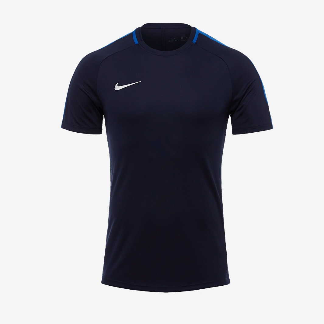 Nike Academy 18 SS Training Top Obsidian/Royal Blue/ - Mens Football Teamwear - 893693-451 | Pro:Direct Soccer