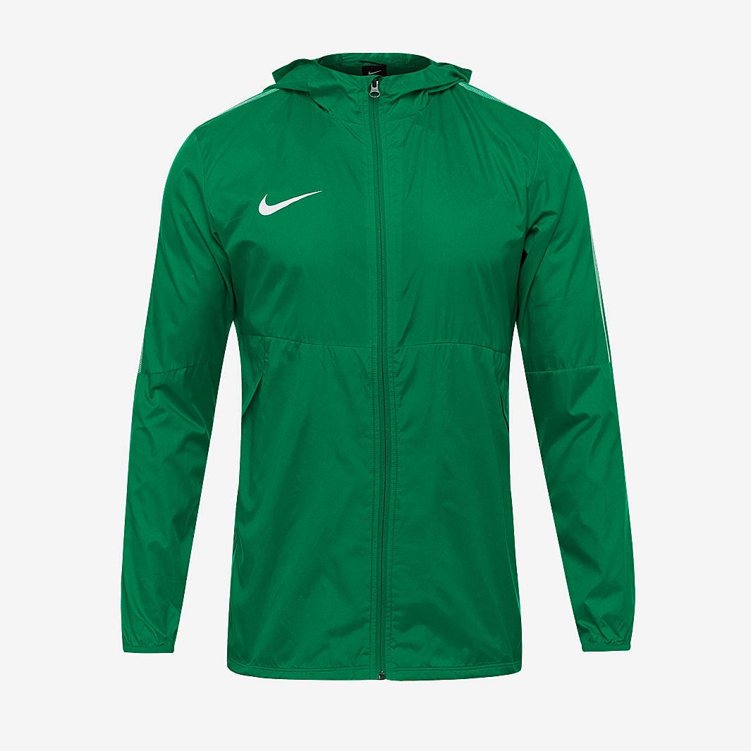 Bukken koolstof artillerie Nike Park 18 Rain Jacket - Pine Green/White - Mens Football Teamwear -  AA2090-302 | Pro:Direct Soccer