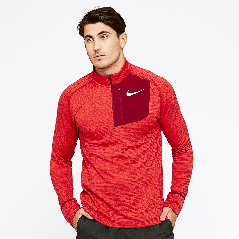 nike red gym top