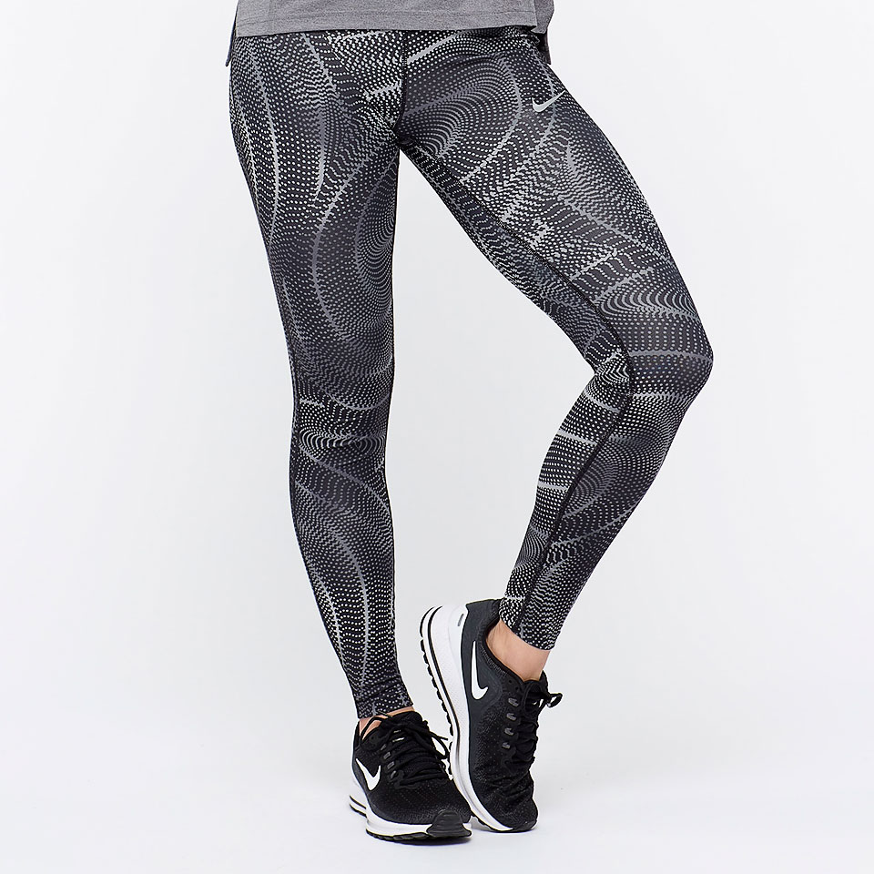 Nike Womens Power Essential Tight Atmosphere Grey/Black Womens