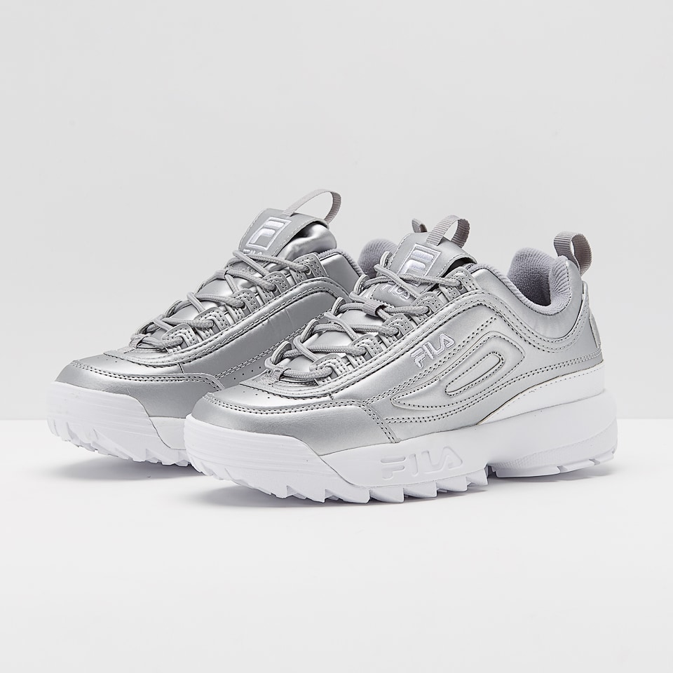 Fila disruptor 2024 metallic silver